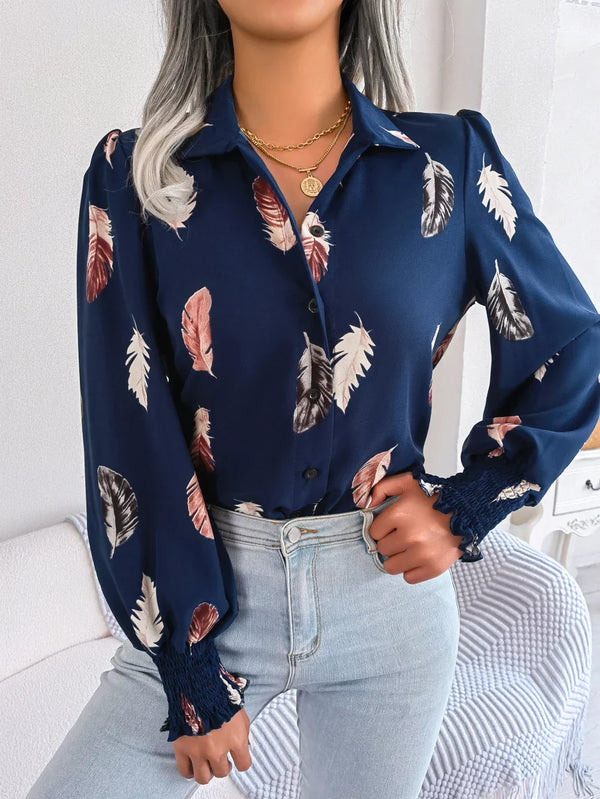 AUTUMN | Floral Print Blouse