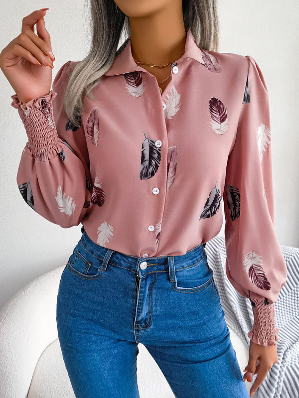 AUTUMN | Floral Print Blouse