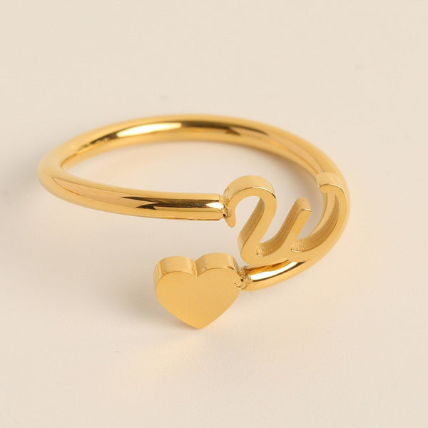 Evie – Initial Heart Ring – Personalized Jewelry for Every Occasion