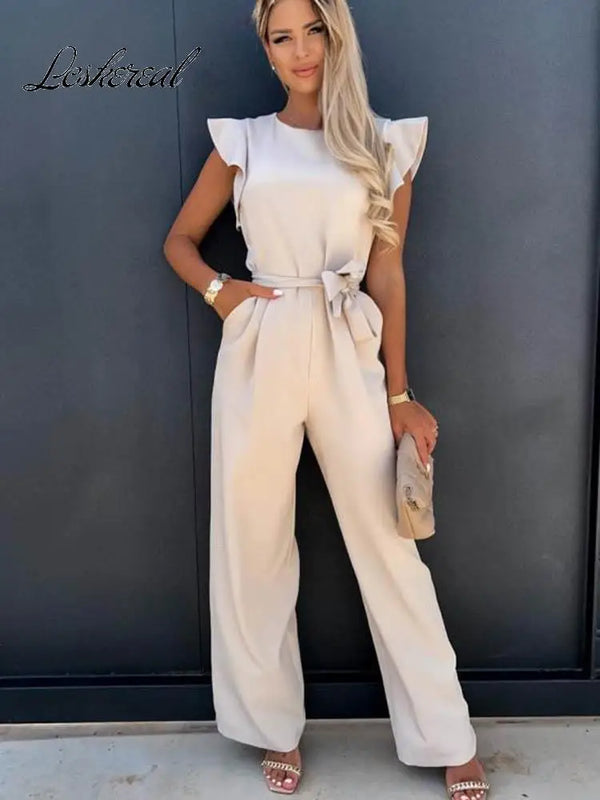 Women's Jumpsuit with Bow