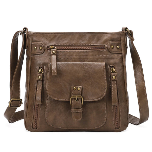 Anika | Women's Multi-Pocket Crossbody Messenger Bag