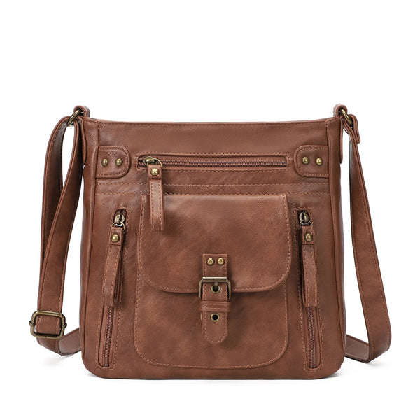 Anika | Women's Multi-Pocket Crossbody Messenger Bag