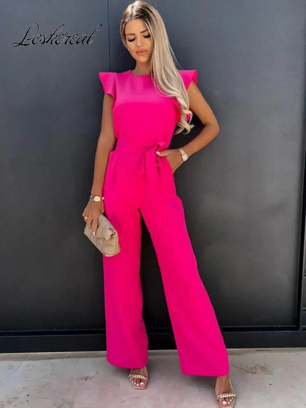 Women's Jumpsuit with Bow