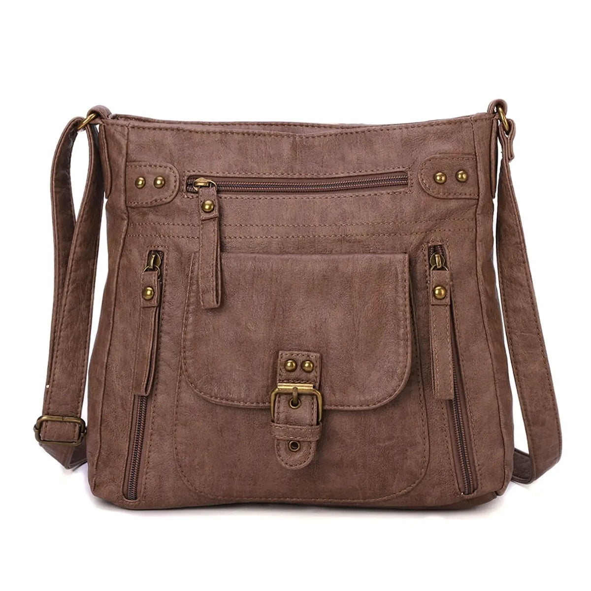 Anika | Women's Multi-Pocket Crossbody Messenger Bag