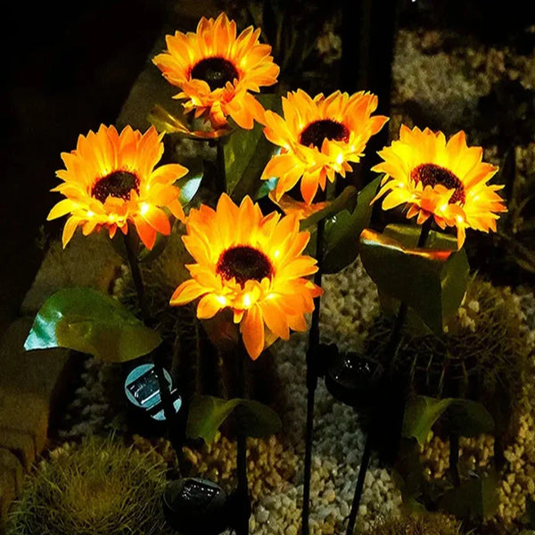 SunBloom – Waterproof Solar Sunflower Lamp – For a Bright & Cheerful Garden Glow