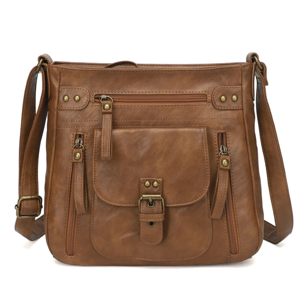 Anika | Women's Multi-Pocket Crossbody Messenger Bag