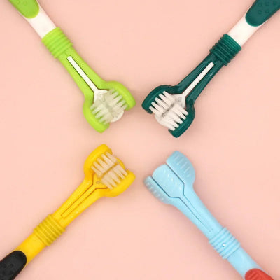 Three Sided Pet Toothbrush