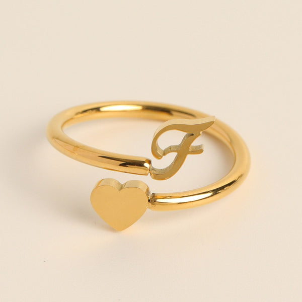 Evie – Initial Heart Ring – Personalized Jewelry for Every Occasion