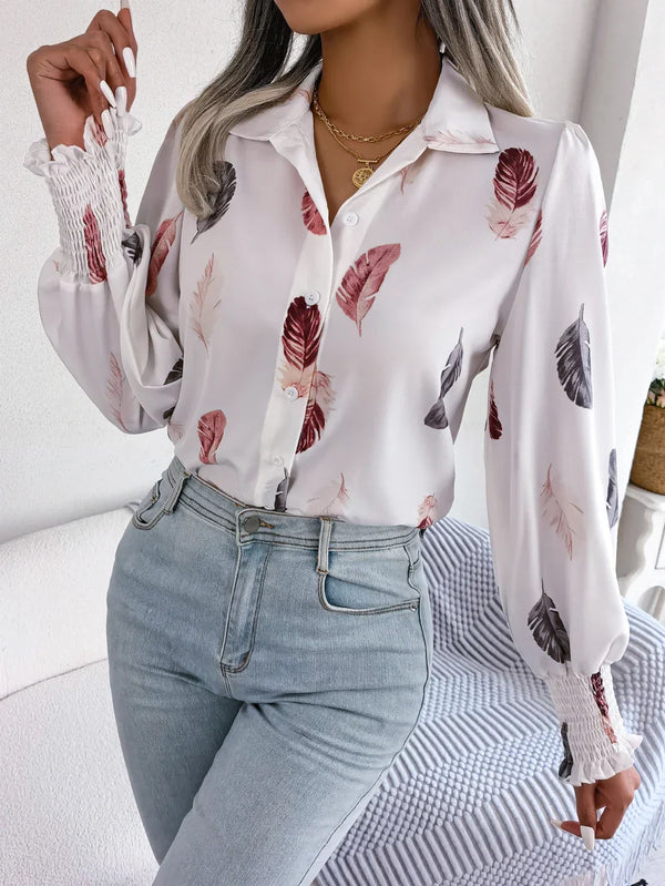 AUTUMN | Floral Print Blouse