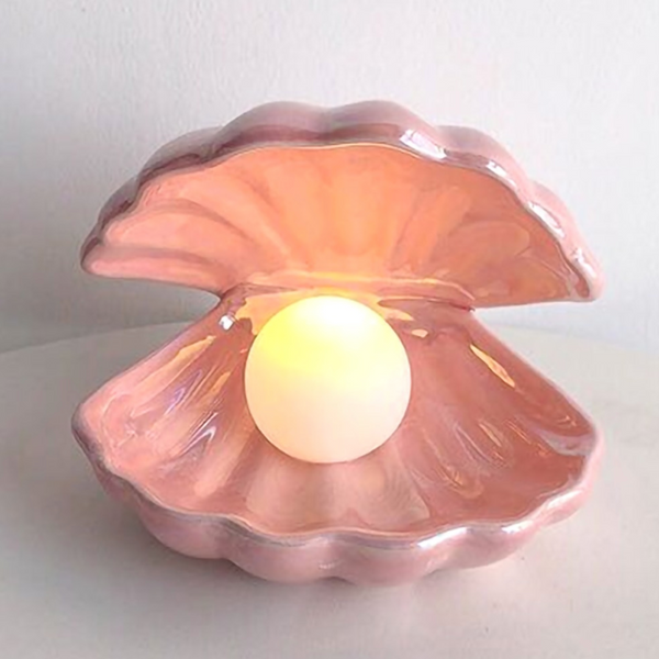 Chic Shell Lamp – Beach-Inspired Soft Light – Relaxing & Aesthetic