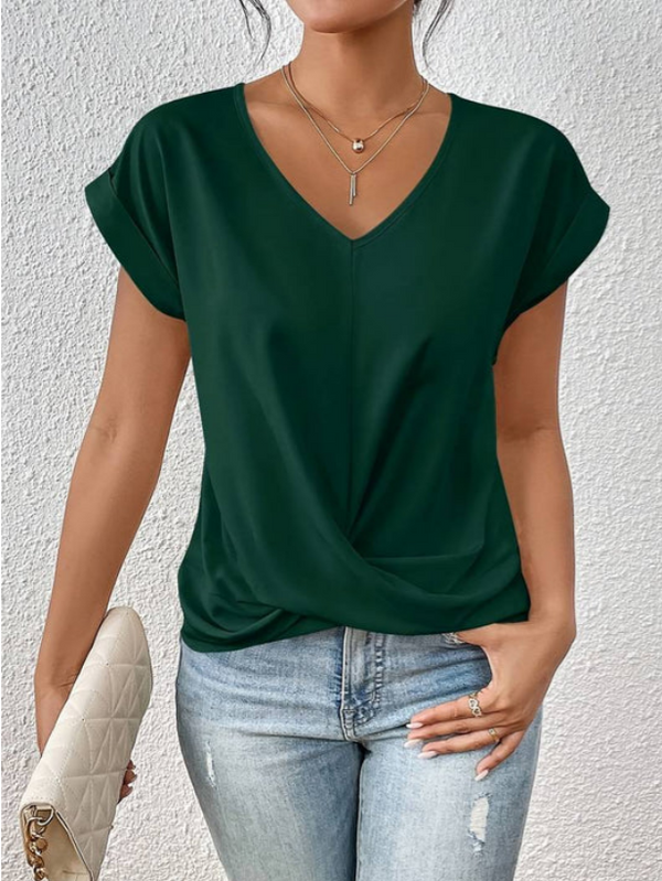 RIZZA | Versatile V-neck Shirt