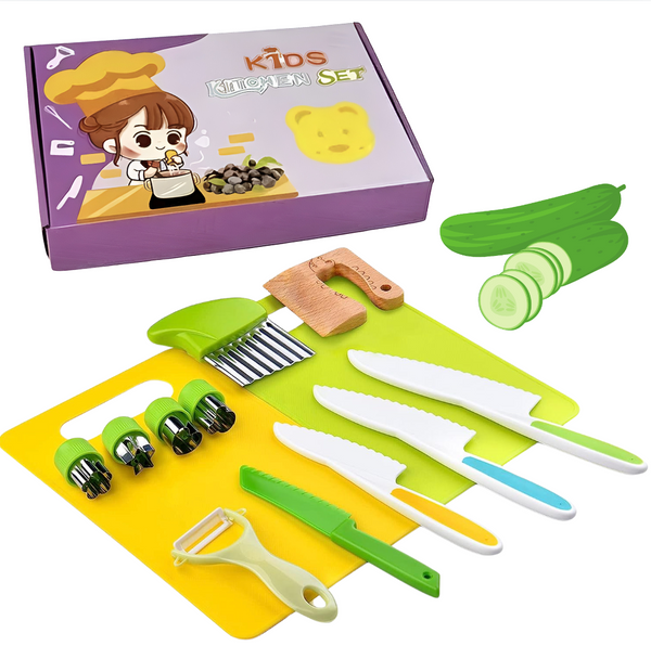 LittleCooks | Montessori Kitchen Set (13-Piece)