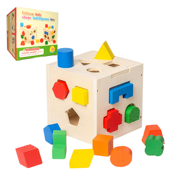 SortMaster | Engaging Wooden Shape Cube