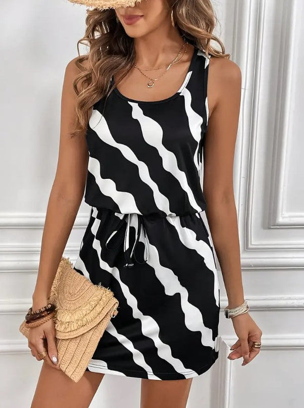 JANELLE | Casual Striped Women's Dress