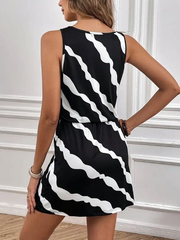 JANELLE | Casual Striped Women's Dress