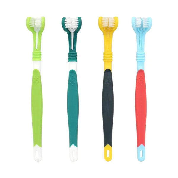 Three Sided Pet Toothbrush