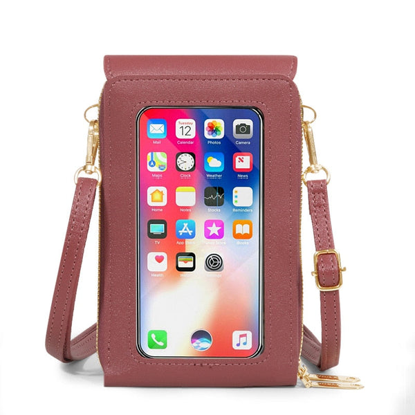 Fely | Clear Touch Crossbody Phone Bag