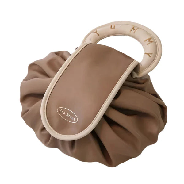 Chona | Foldable Drawstring Cosmetic Makeup Travel Bag