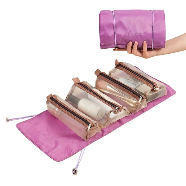 Elvira | Large-Capacity Waterproof Foldable Hanging Toiletry and Cosmetic Travel Bag