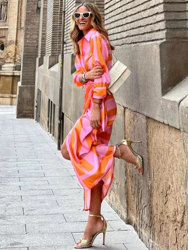 SIENNA | Vibrant Wrap Midi Dress