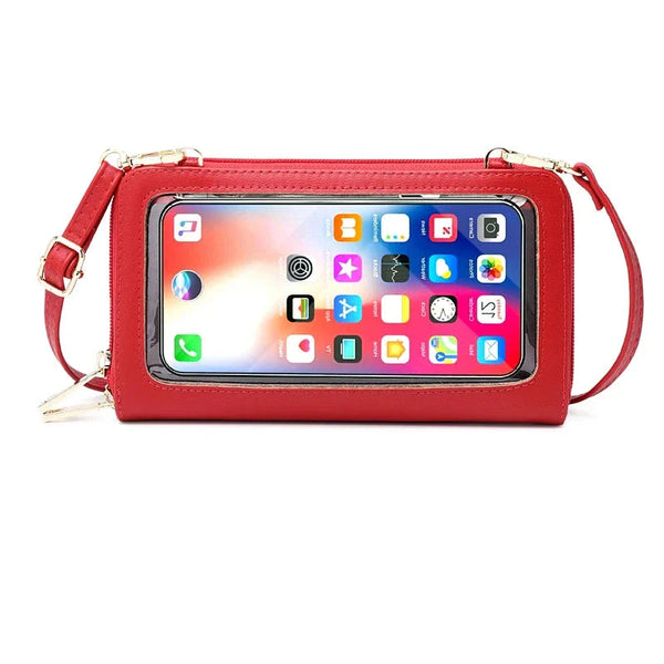 Jerlyn | RFID Blocking Touch Screen Crossbody Passport Holder Travel Wallet