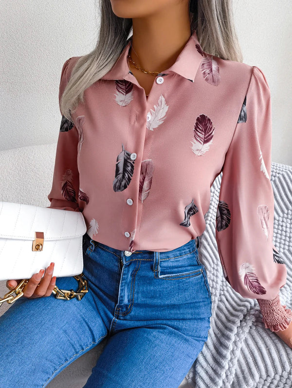 AUTUMN | Floral Print Blouse