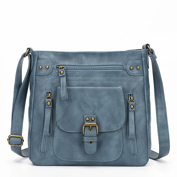 Anika | Women's Multi-Pocket Crossbody Messenger Bag