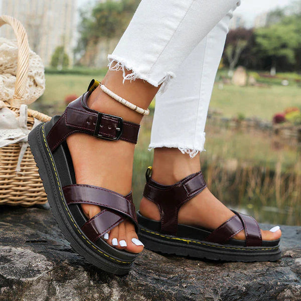 Jezza | Women's Cross Strap Sandals