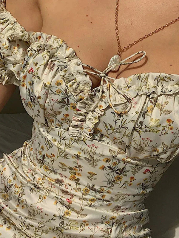 NEVE | Off Shoulder Floral Summer Dress