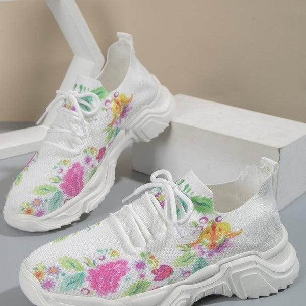 Blaise | Floral Print Sneakers