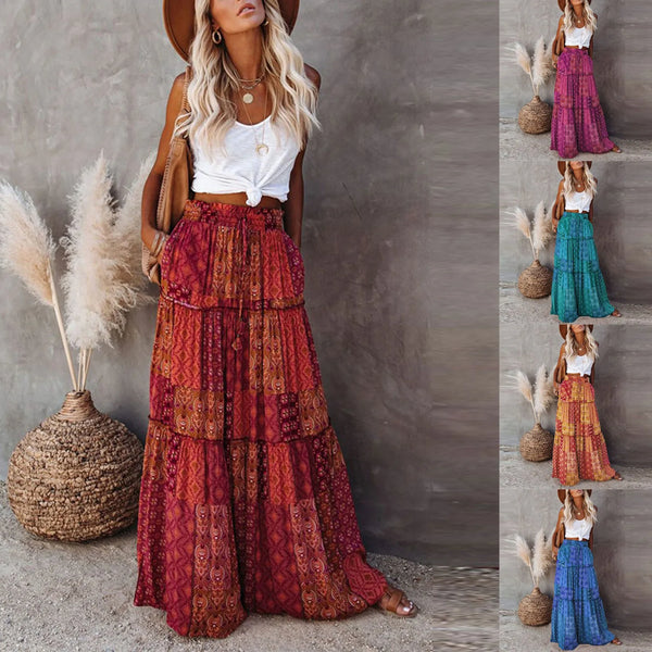 Dilara | Bohemian Maxi Skirt