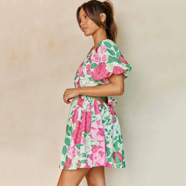 KYRA | Floral Pattern Summer Dress