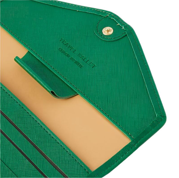 Cymer | Green Travel Wallet Passport Holder