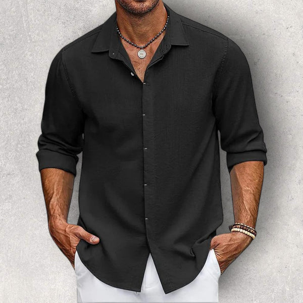 Mike | Long-sleeved Button-down Shirt