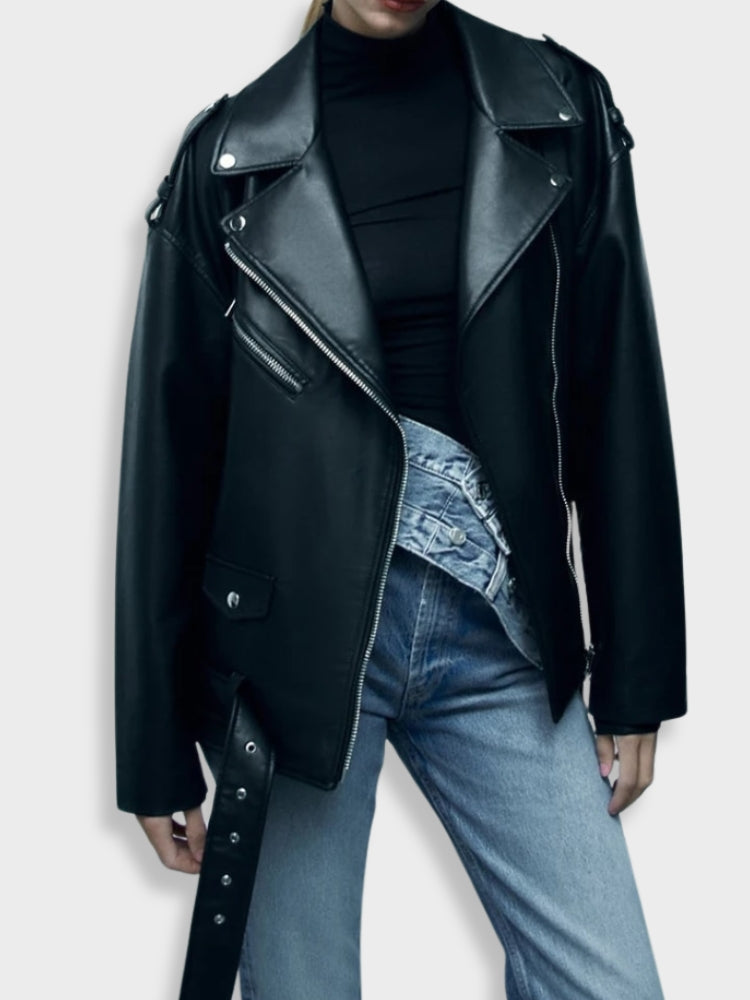 ASTRIA | Black Leather Jacket