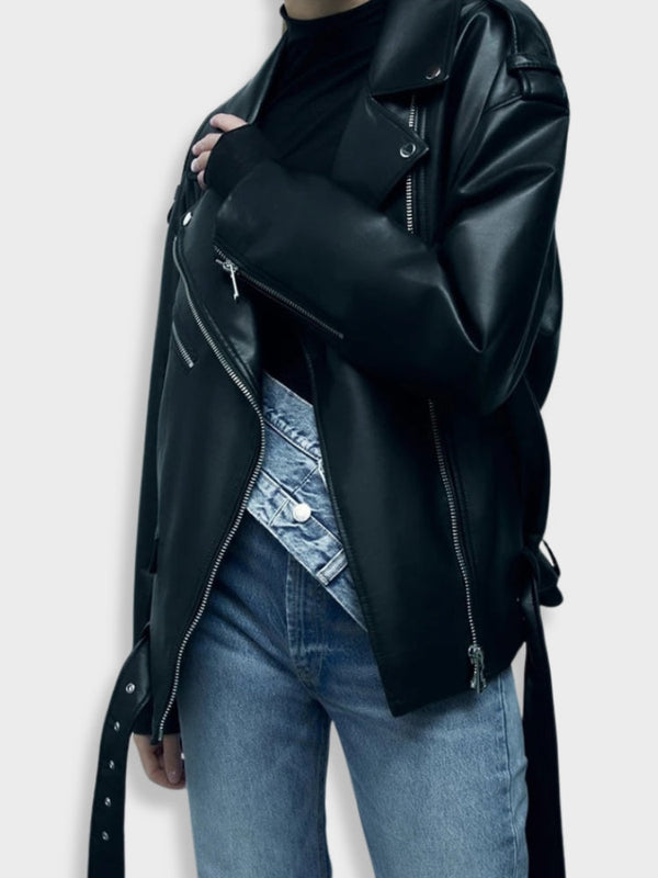 ASTRIA | Black Leather Jacket