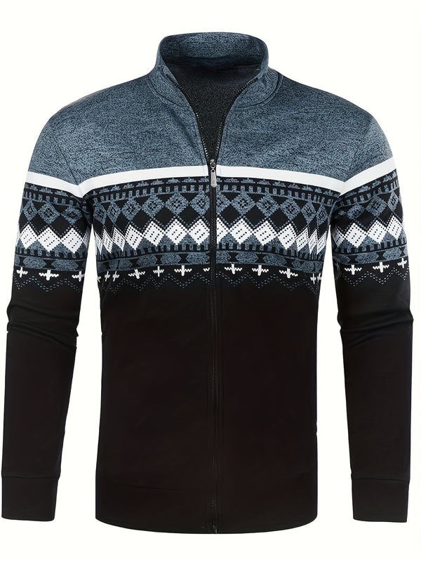 James | Retro Stretch Cardigan for Men