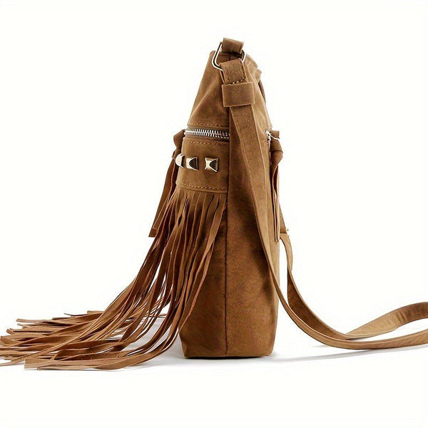 Loida | Vintage Fringe Crossbody Bag