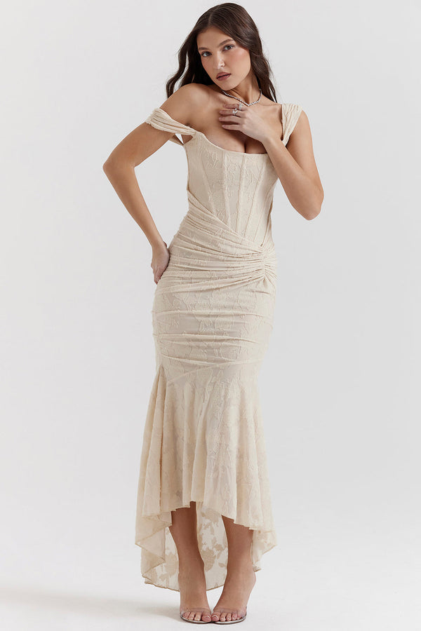 PALOMA | Elegant Asymmetrical Maxi Dress