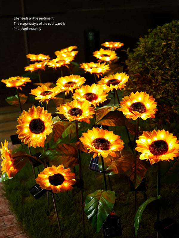 SunBloom – Waterproof Solar Sunflower Lamp – For a Bright & Cheerful Garden Glow