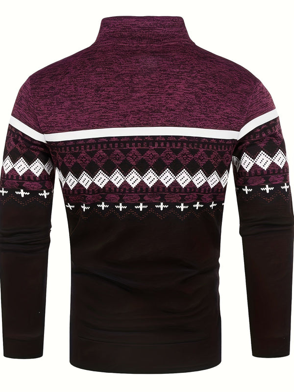 James | Retro Stretch Cardigan for Men