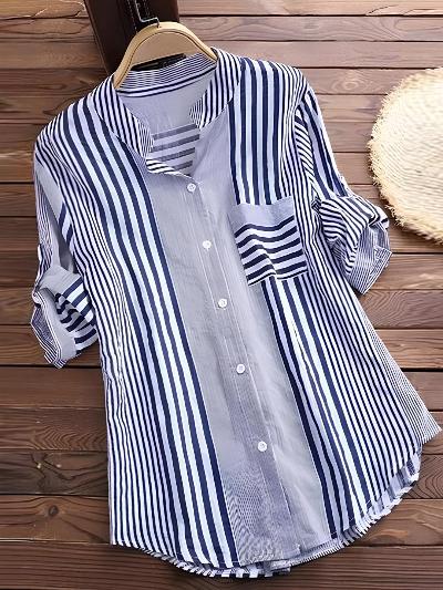 NIKKI | Striped Women's Shirt