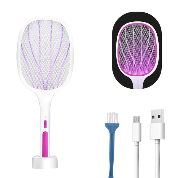 ZapGuard - 2-in-1 Mosquito Lamp & Fly Swatter - Kill Bugs Instantly