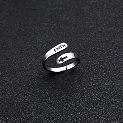 Matilda – Adjustable "Faith" Ring – Inspirational & Elegant