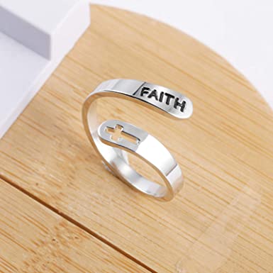 Matilda – Adjustable "Faith" Ring – Inspirational & Elegant