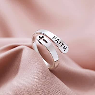 Matilda – Adjustable "Faith" Ring – Inspirational & Elegant