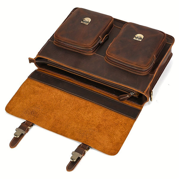 Nash | Vintage Messenger Laptop Handbag