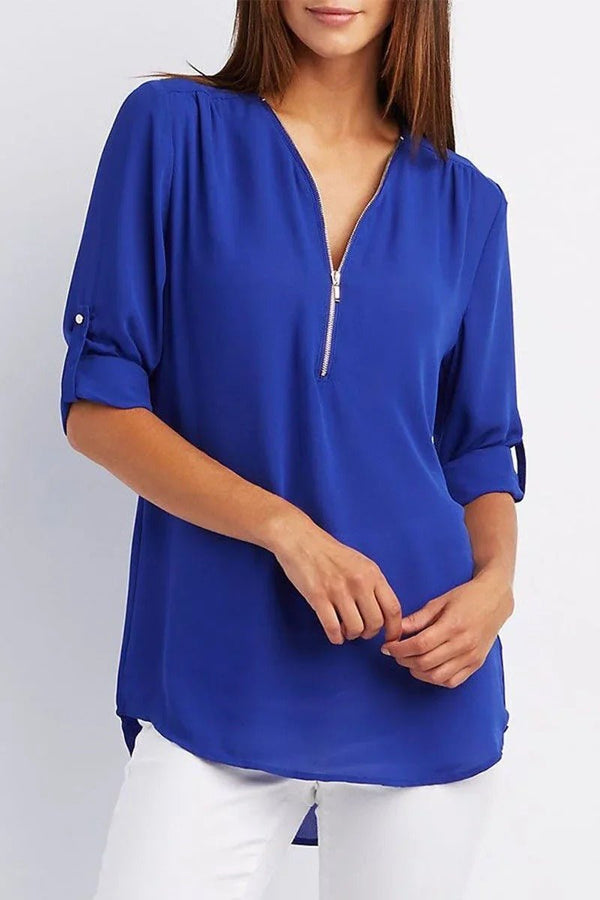 Alani | Elegant Zippered Tops