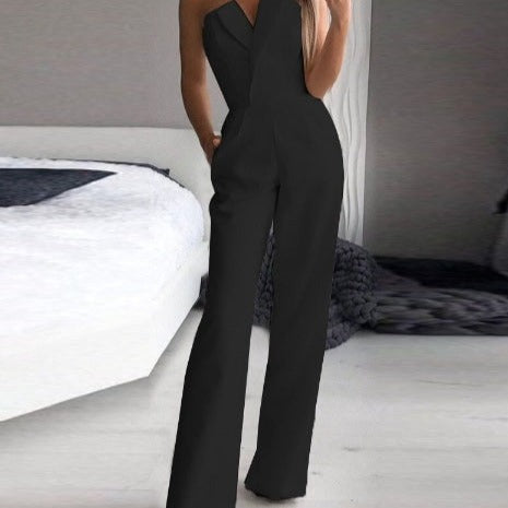 Chazzy | V-neck Elegant Jumpsuit