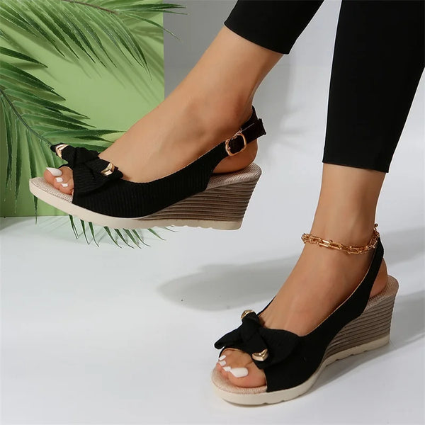 Nichola | Trendy Chic Wedge Sandals